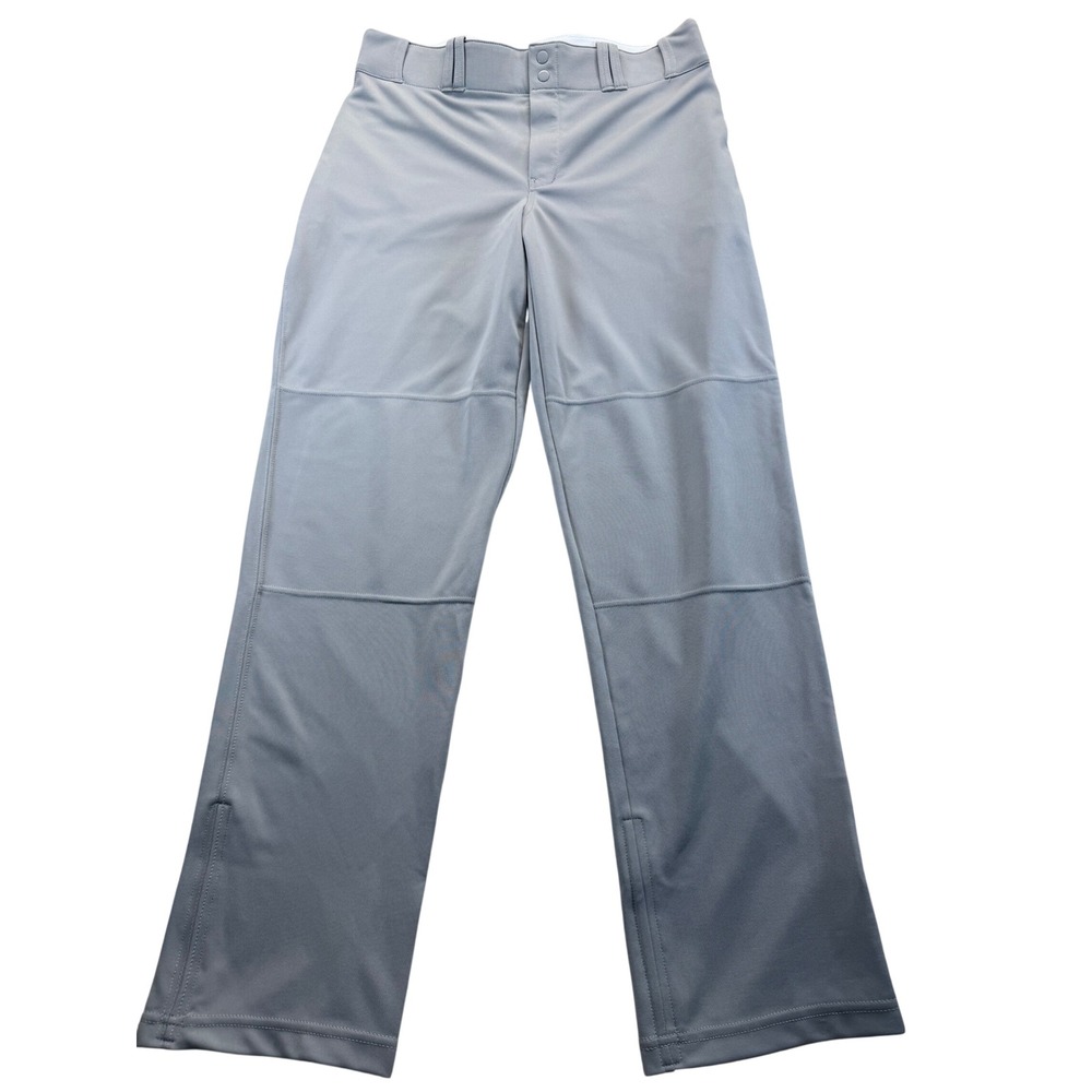 Baseball Express Pants Men XL Grey X-TEBP2U Open Bottom Reinforced Knee Athletic